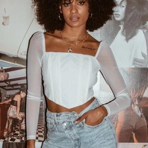 Princess Polly Beverly Long Sleeve Corset